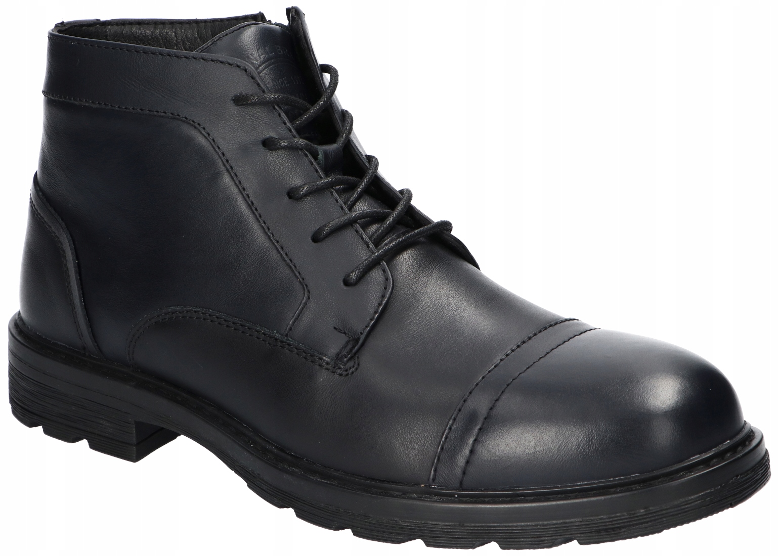 American Club CY166 Elegantní Zateplené Kotníkové Boty Zimní Kožené Boty B 41