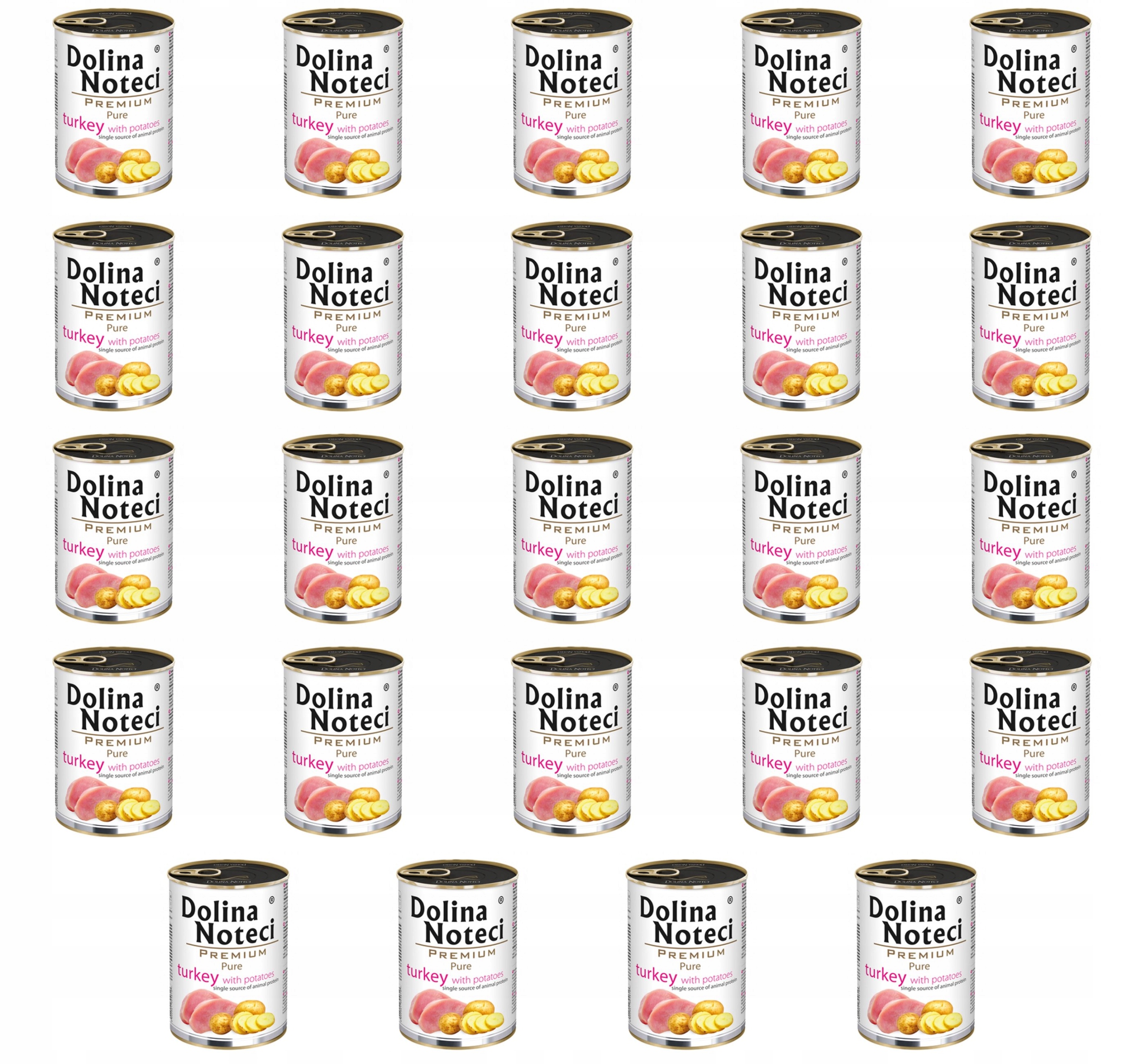 Dolina Noteci Premium Pure Plechovka pro psa Krůta s bramborami 400 g X24