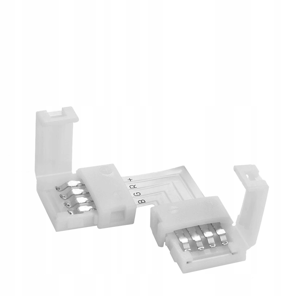 Złączka L kątowa do taśm LED RGB 10mm