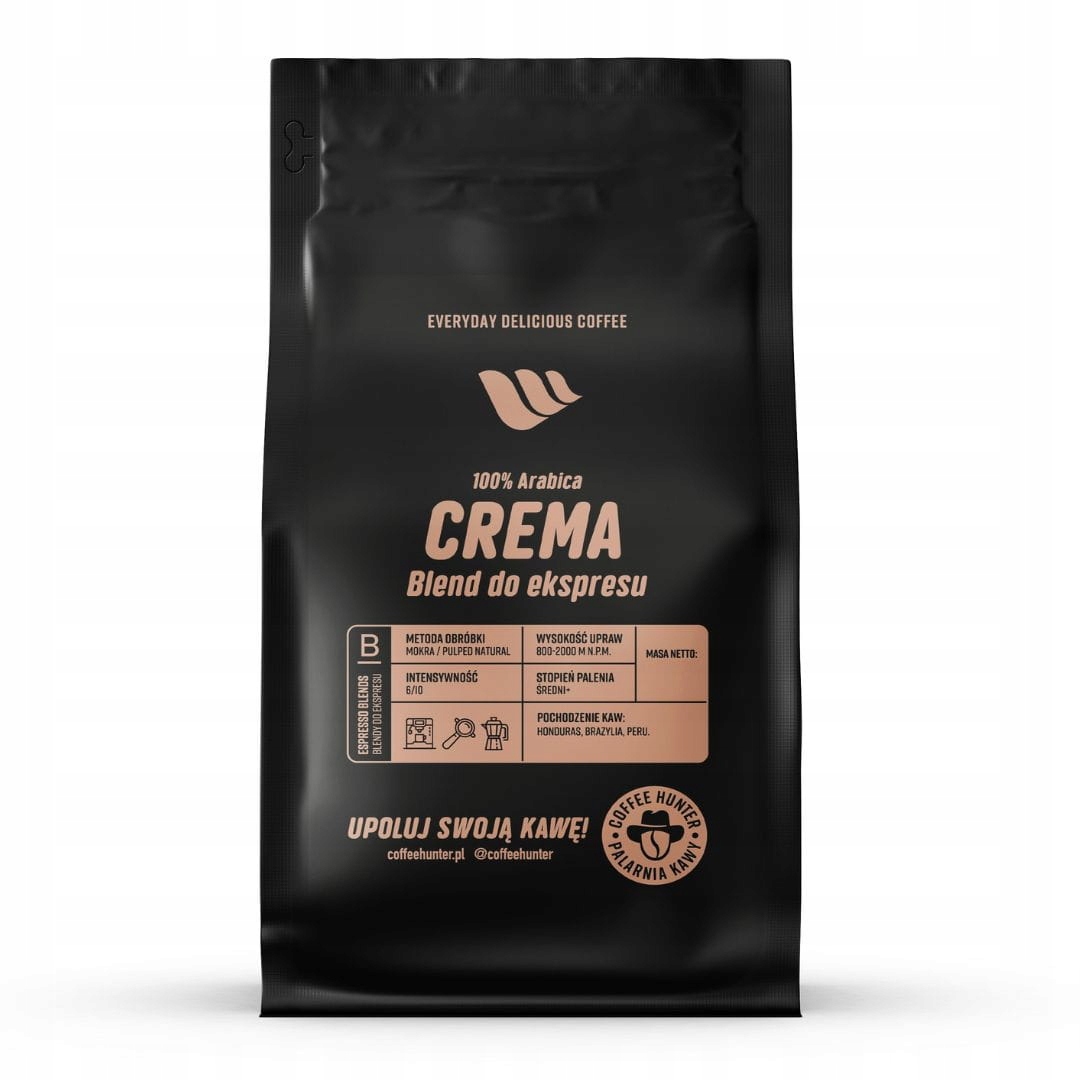 Zrnková káva Nízkokyselá Crema Espresso 1kg