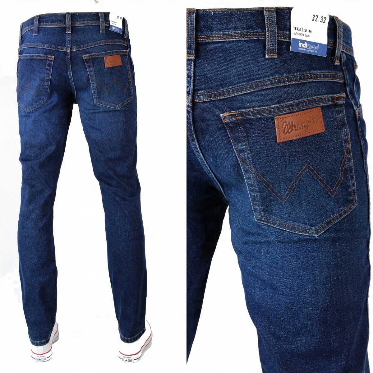 

Wrangler Texas Slim Jeans Proste _ W30 L34