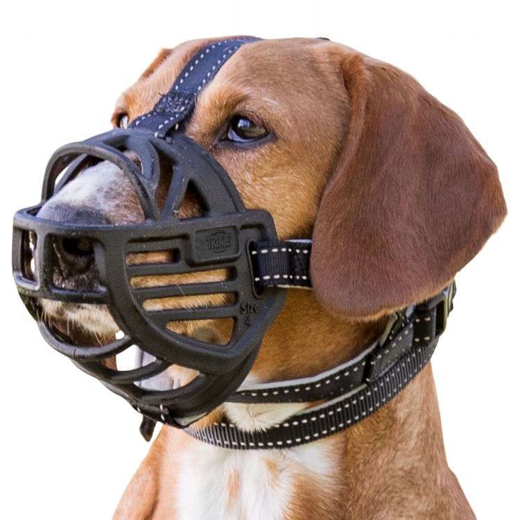 Levně Trixie Fyziologický silikonový náhubek pro psy umožňuje pít a jíst L-XL 5