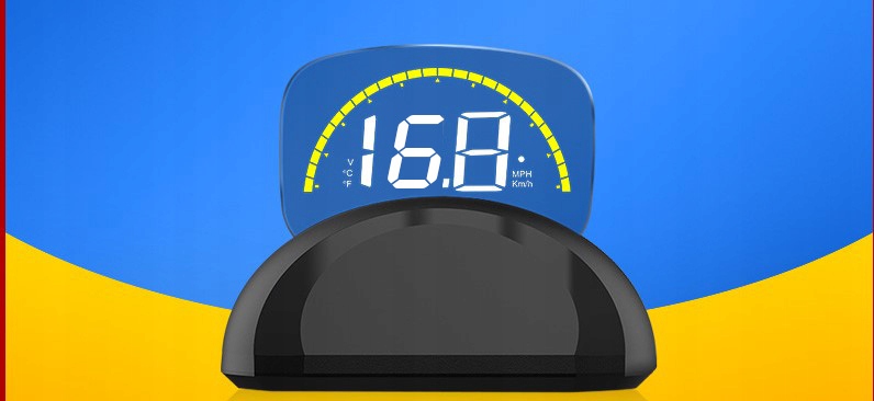 WYŚWIETLACZ PROJEKTOR LED LCD HUD OBD2 GPS C700S