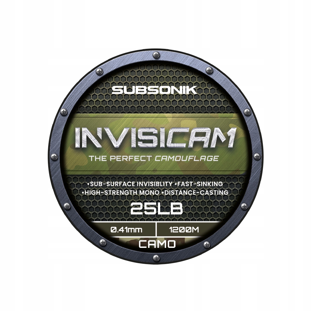 Vlasec vlasec Sonik Subsonik Invisicam 25LB 1200M (0.41 mm)