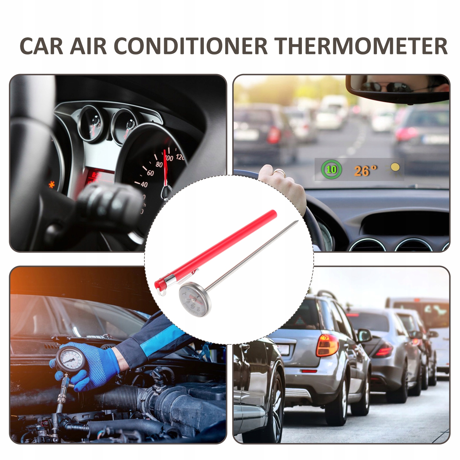 DEKORACJE WNĘTRZA SAMOCHODU KSZTAŁT ZEGARA MECHANICZNEGO Rodzaj inny