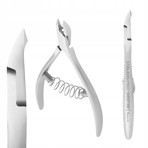 Staleks Profesionální Kleště Na Vyřezávání Kůže S Pružinou Pro 4 mm NS-30-4