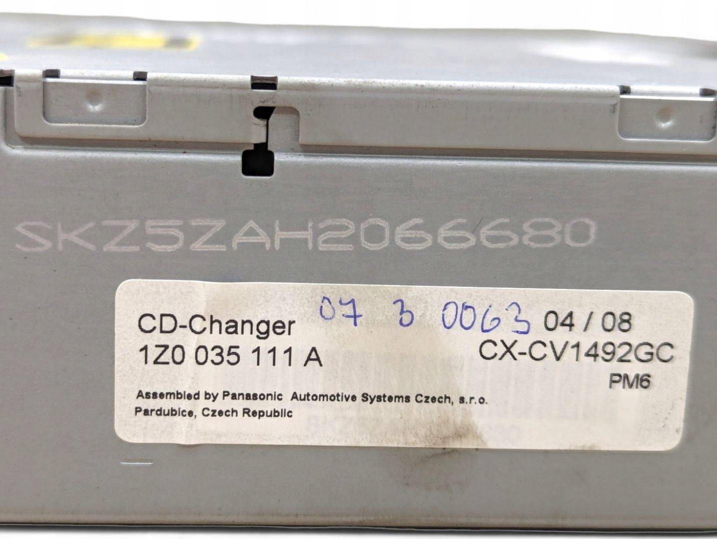 changer plyt CD Skoda Octavia 2 (A5) 2008 1Z0035111A