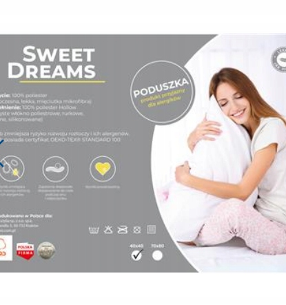 Poszewka na jaśka+Poduszka 40x40 Myszka Minnie Bawełna Długość (cm) 40 cm