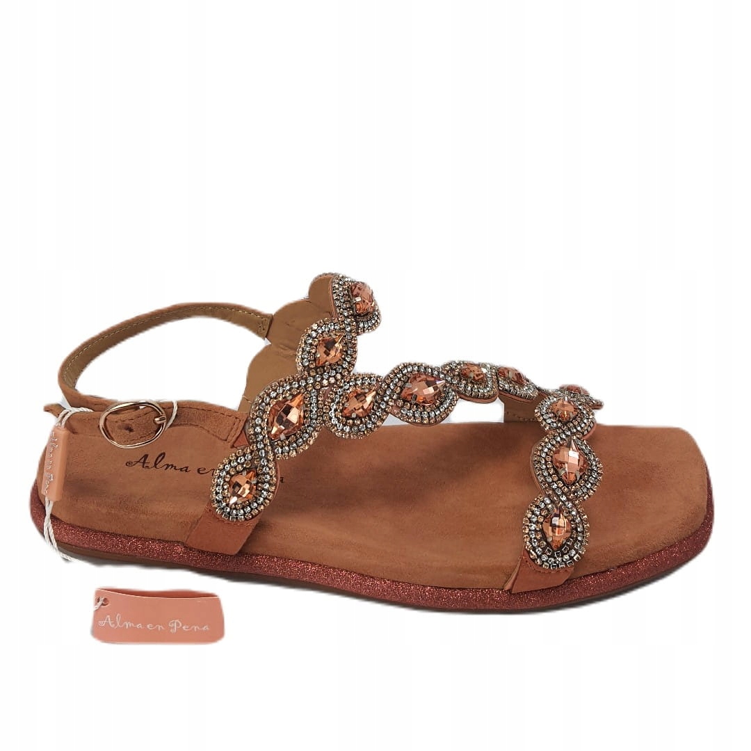 Dámské sandály Alma En Pena V 23381 semiš tejus