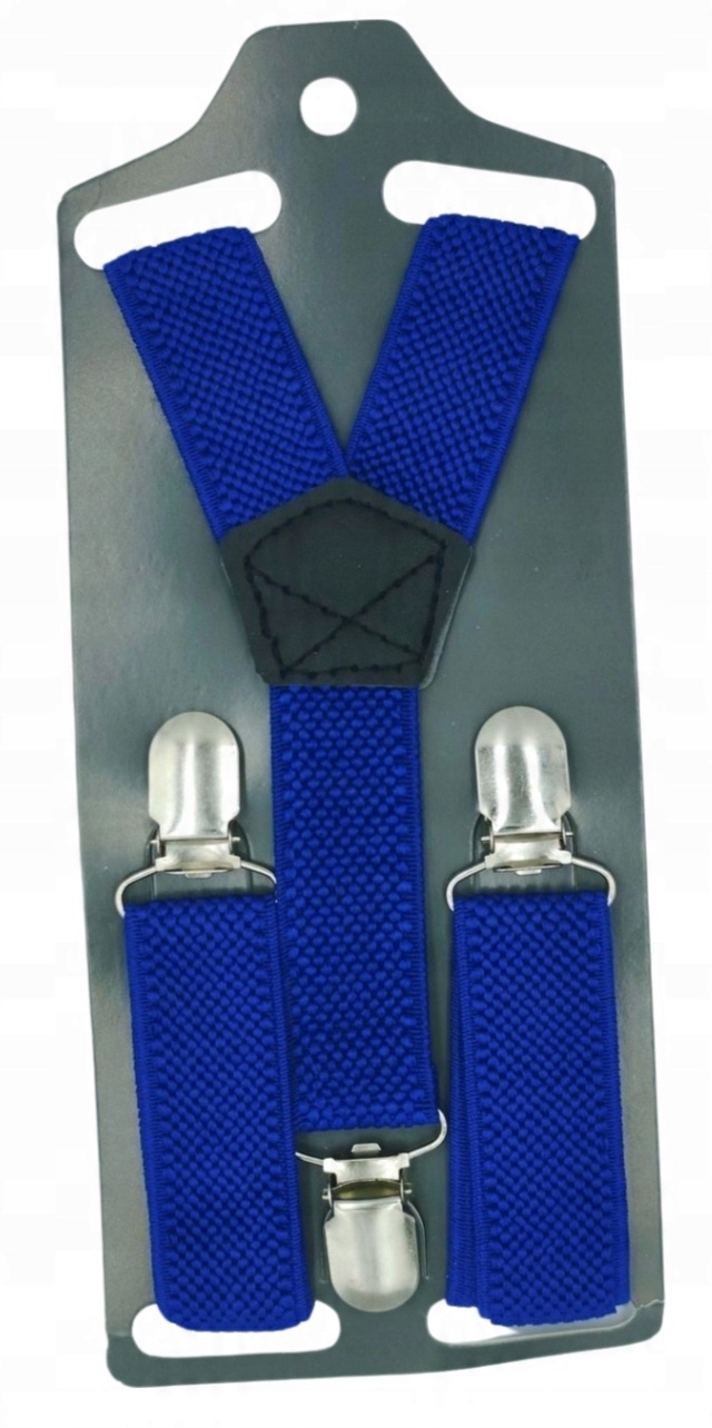 dziecięce szelki do spodni NIEBIESKIE 40-65cm 1- 8 lat regulowane Rozmiar 110