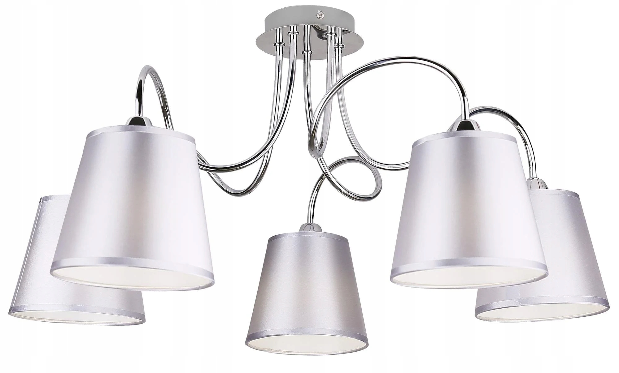 Candellux Luster Luk 5xE14 Chróm/Strieborný 40W