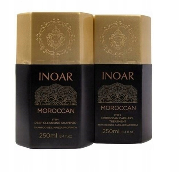 Inoar Moroccan Keratin 2 x 250 ml Keratyna Szampon