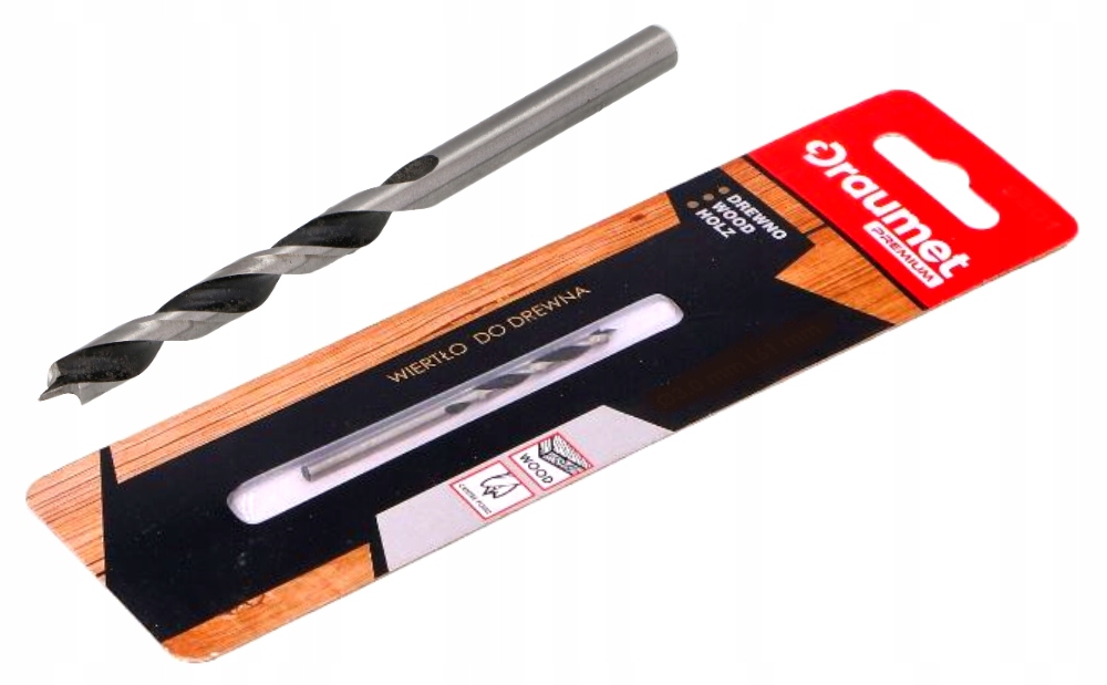 

Draumet Wiertło Spiralne Do Drewna 5X87 MM 1 Szt