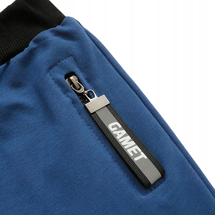 CHŁOPIĘCE spodnie DRESOWE kieszenie na ekspres 92 Rozmiar 92