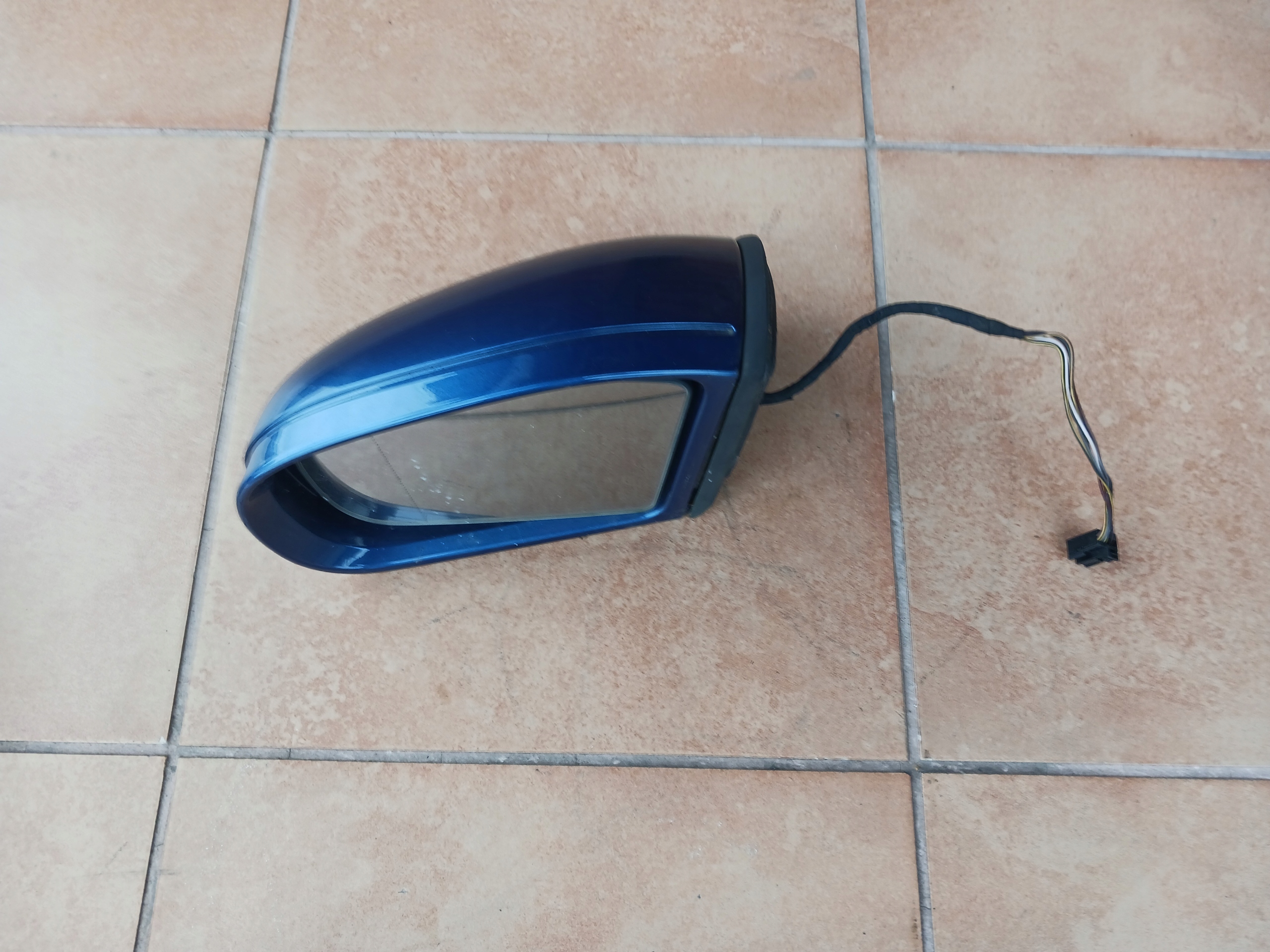 mirror left MERCEDES W203 LIFT 7 vertical LAKIER 345