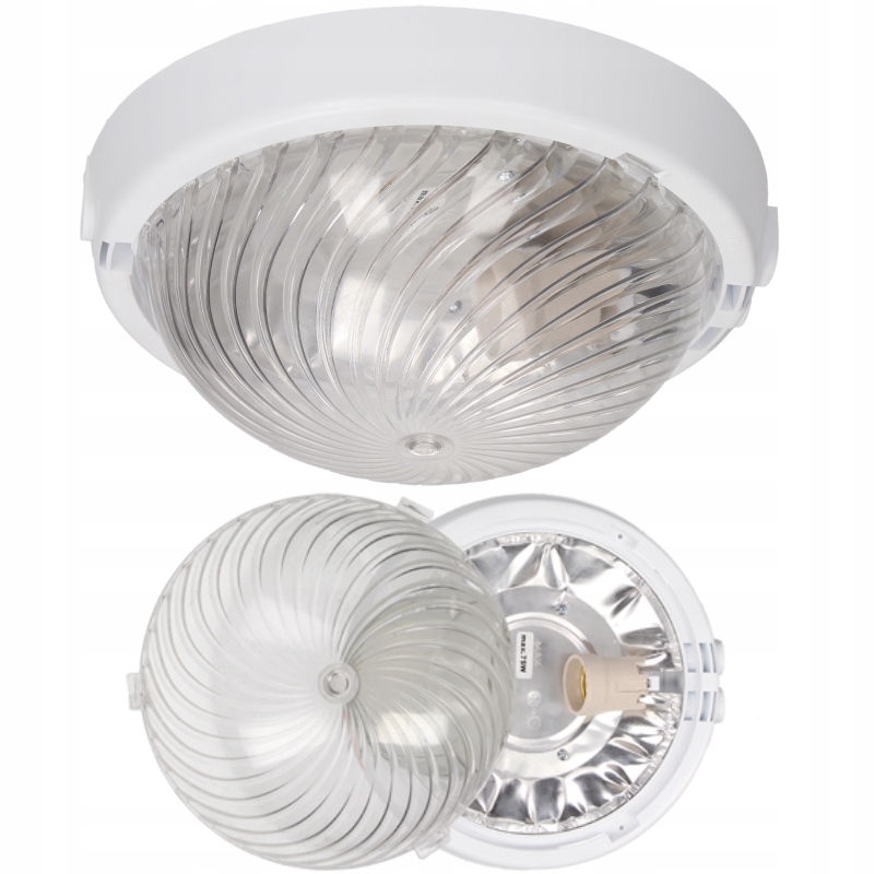 PLAFON OPRAWA OŚWIETLENIOWA E27 POLIWĘGLAN 75W