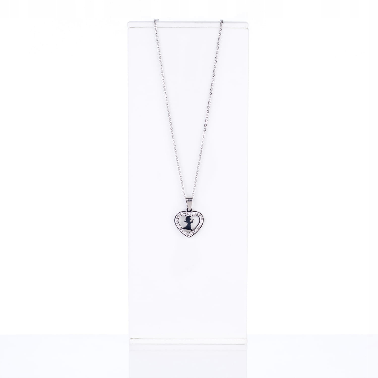 Naszyjnik łańcuszek + Aniołek stal chirurgiczna Typ medaliki