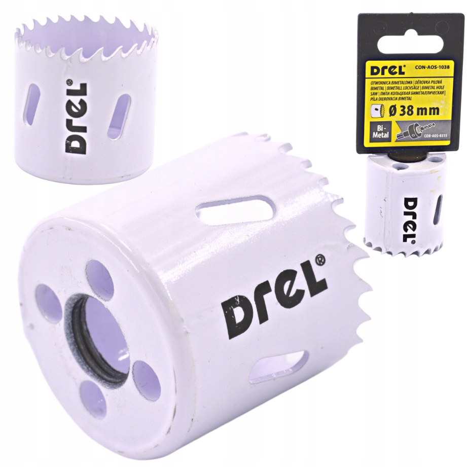 OTWORNICA KORONKA BIMETAL DO DREWNA METALU 38 mm