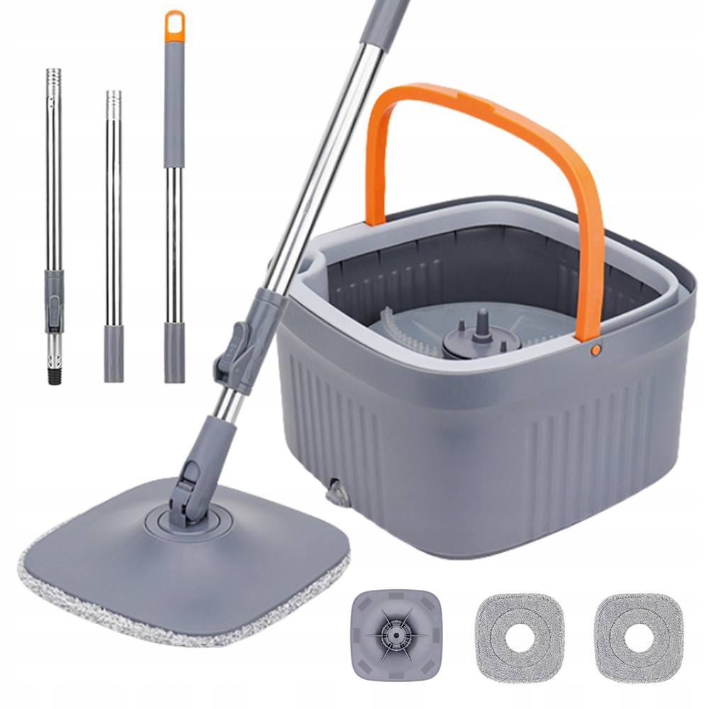 Plochý Mop 360 Stupňů S Automatickým Otlačováním