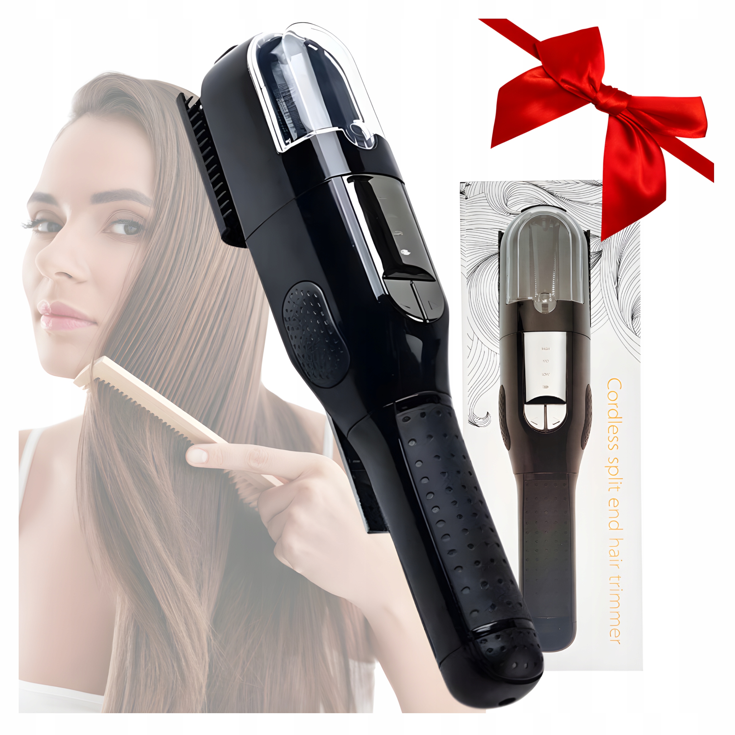 Szczotka Trymer Maszynka Do Obcinania Rozdwojonych Końcówek Włosów Końcówki