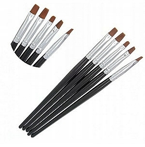 

Zestaw 5 Pędzelków Do Żelu I Stylizacji Paznokci