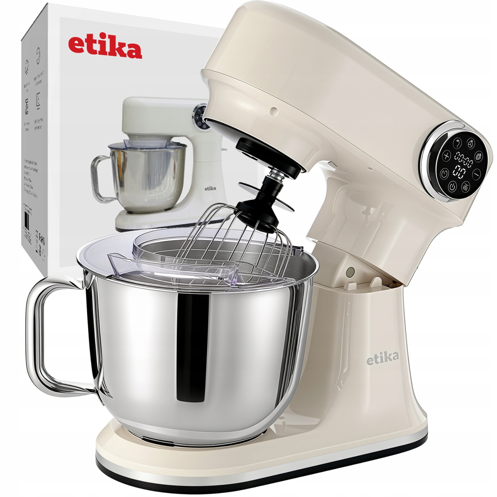 Robot Planetarny Kuchenny Mikser Z Metalową Misą 3000W Profesjonalny Waga