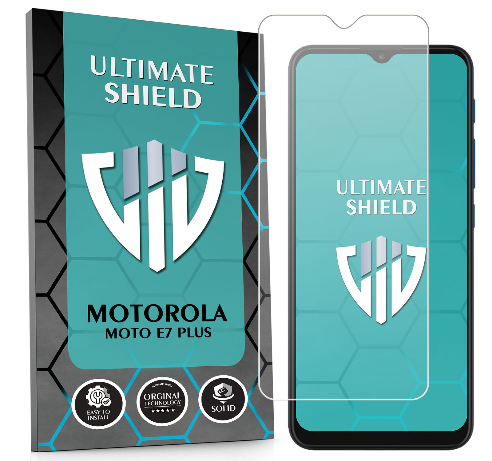 Sklo 3x Displej 7x Fotoaparát Rychlý Objektiv Pro Motorola Moto E7 Plus