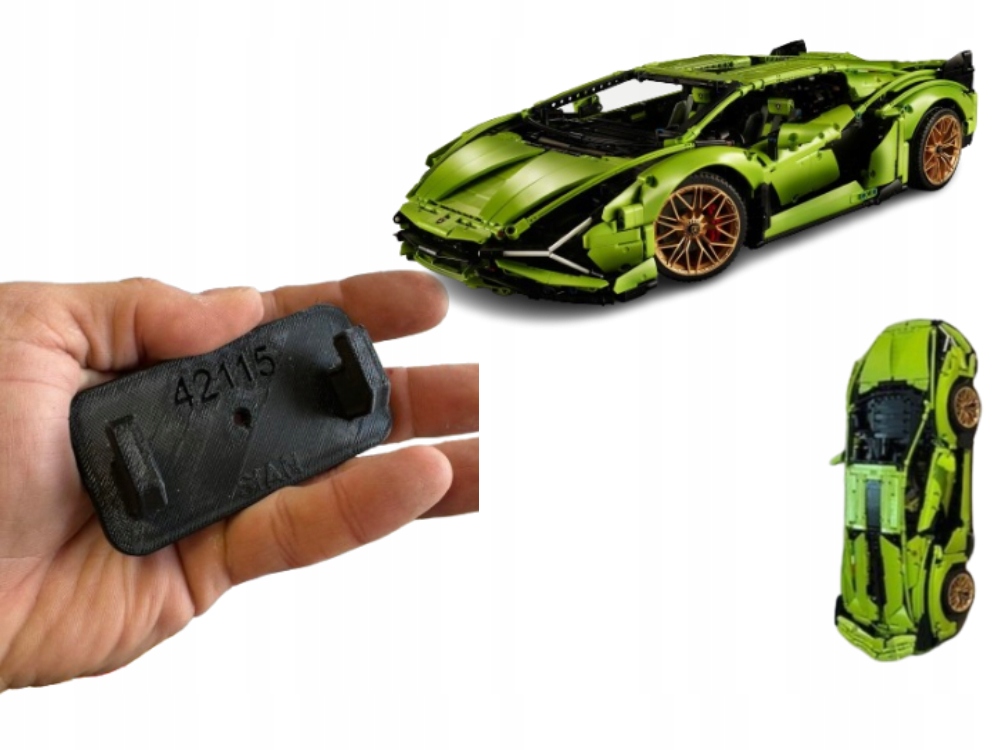 Mocowanie Ścienne do Samochodu Lego Lamborghini Sián Fkp 37 42115 Sian