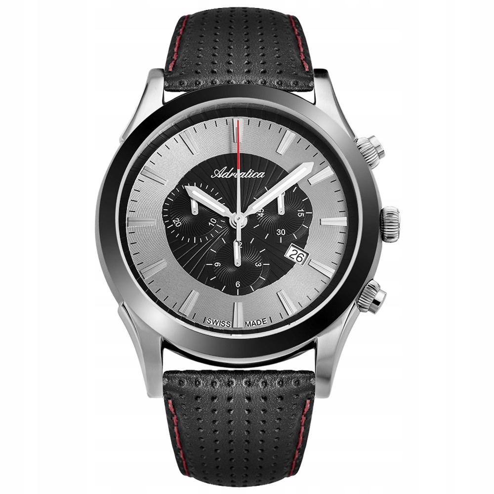 Pánské Hodinky Adriatica A1191.Y214CHM černý řemínek