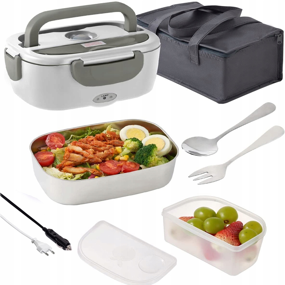 LUNCHBOX ELEKTRYCZNY PODGRZEWACZ JEDZENIA 12/24V POJEMNIK NA ŻYWNOŚĆ 1.5L