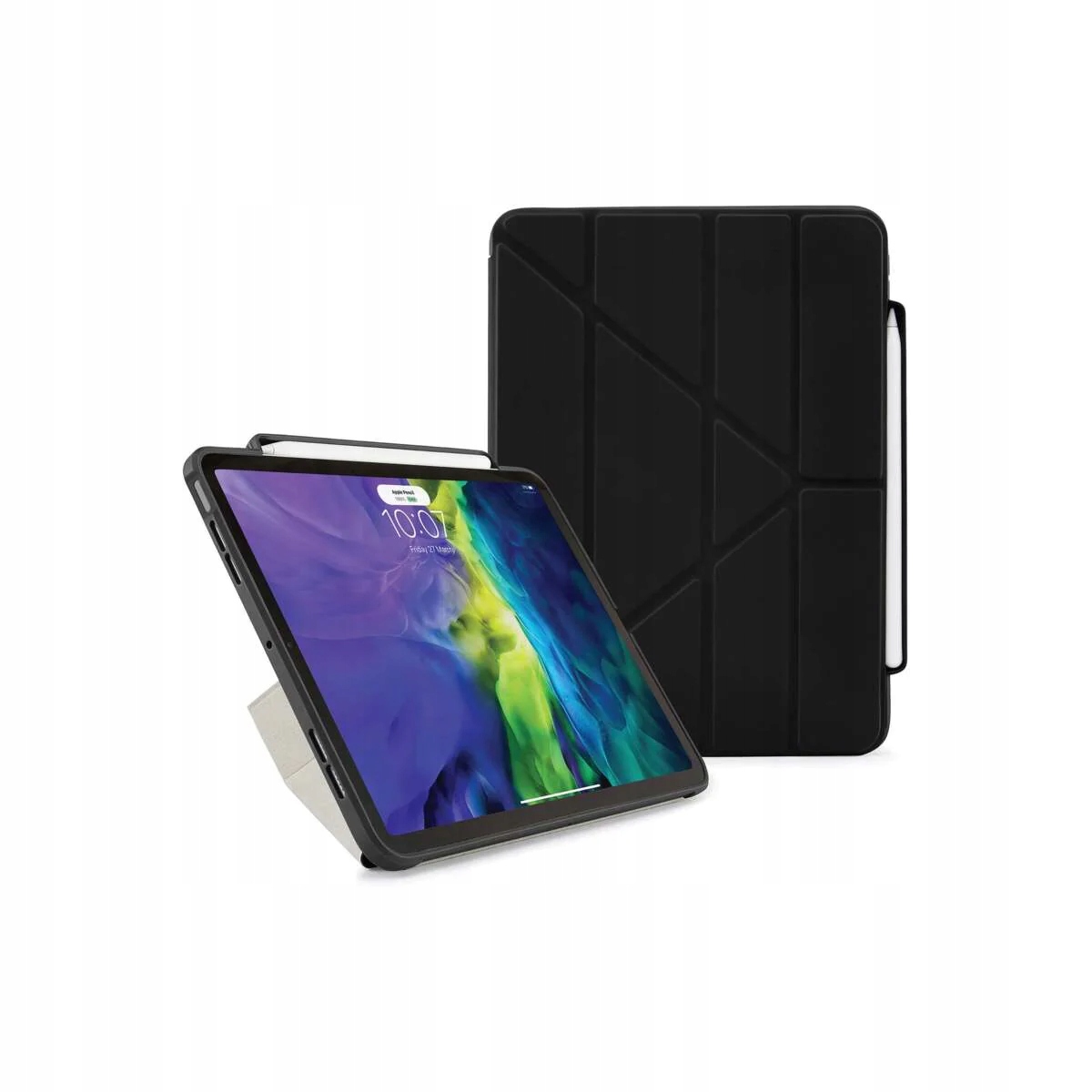 Kryt na iPad Air Pipetto Origami No3 Pencil Case černý