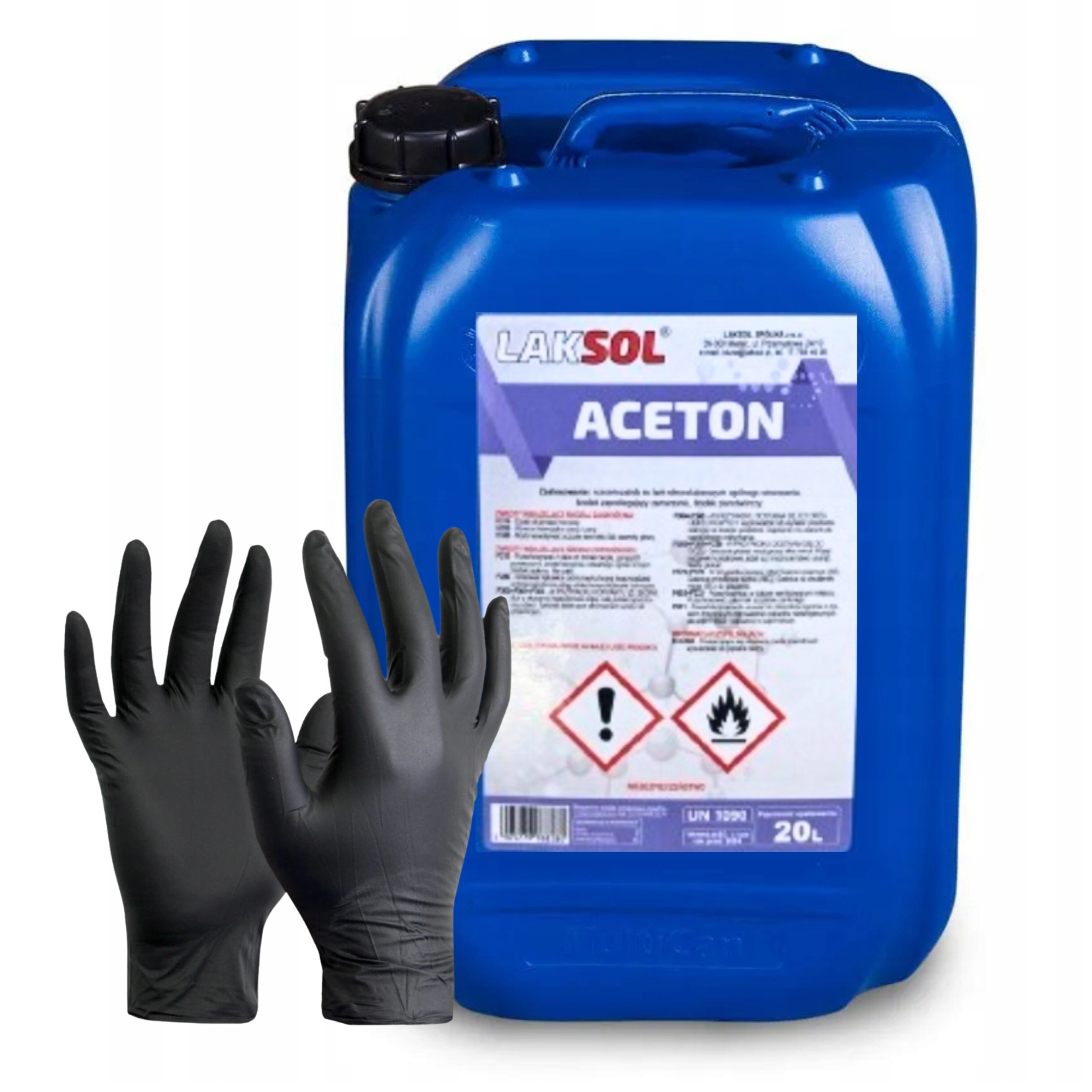 Aceton Technický čistič 20 l Čistý Odmašťovač 99% Dárek