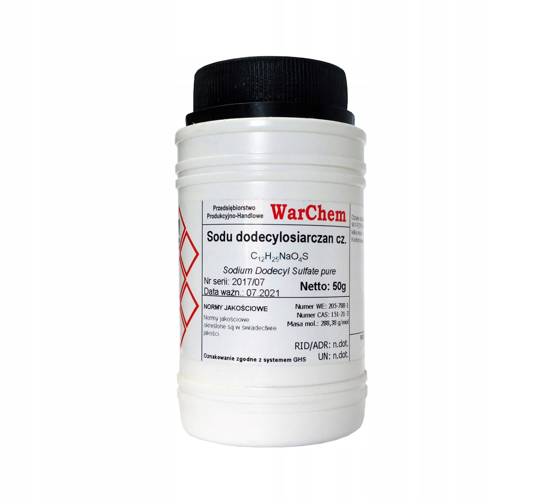 

Dodecylosiarczan Sodu 50g Warchem [54983]