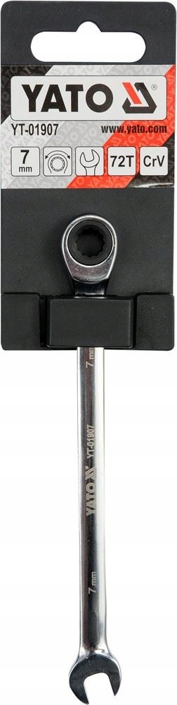Yato Klucz Płasko-oczkowy Z Grzechotką 7MM YT-01907