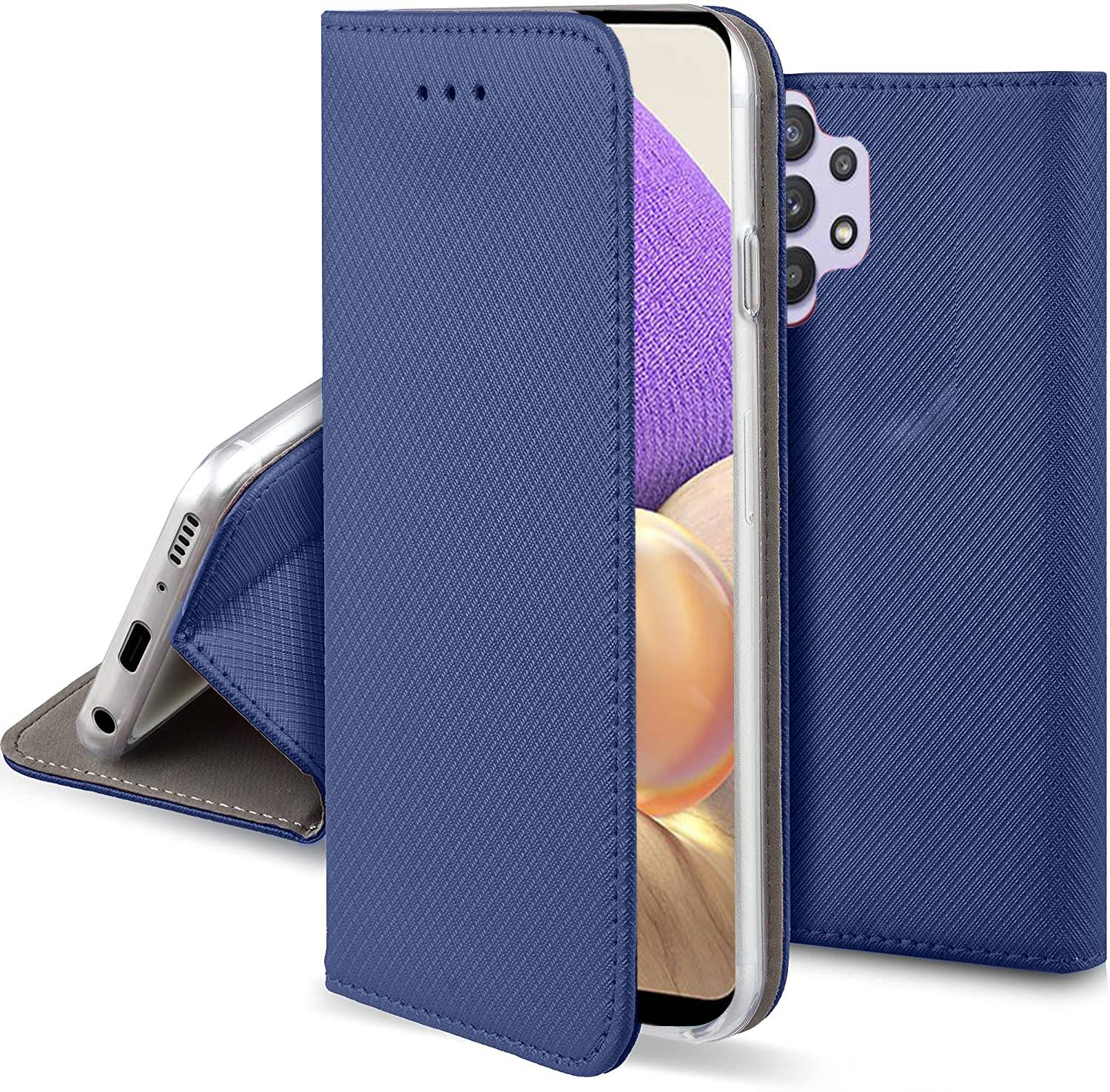 

Etui do Samsung Galaxy A32 5G Smart Magnet +szkło