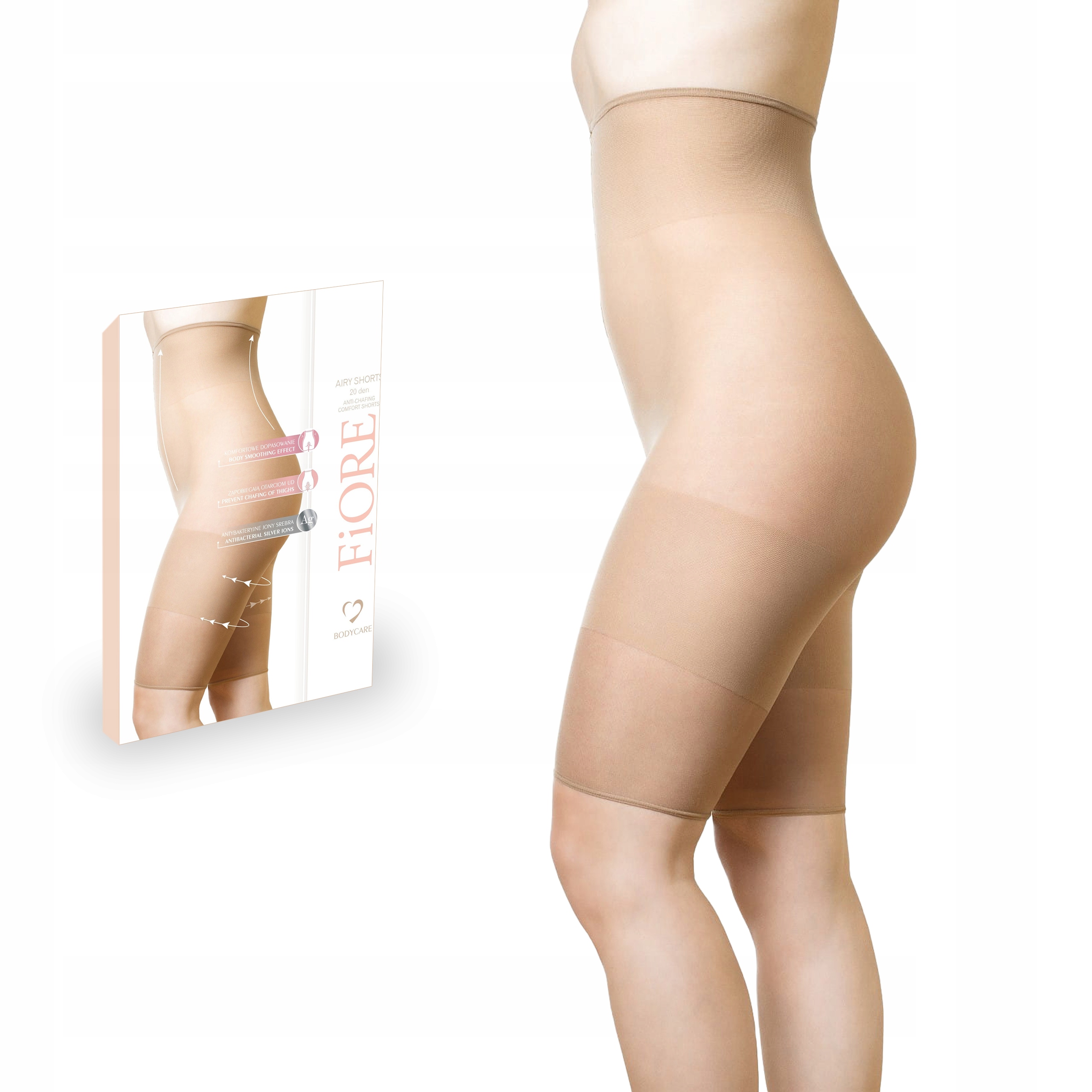 

Szorty Fiore Airy Shorts jony srebra 5/6 beżowe