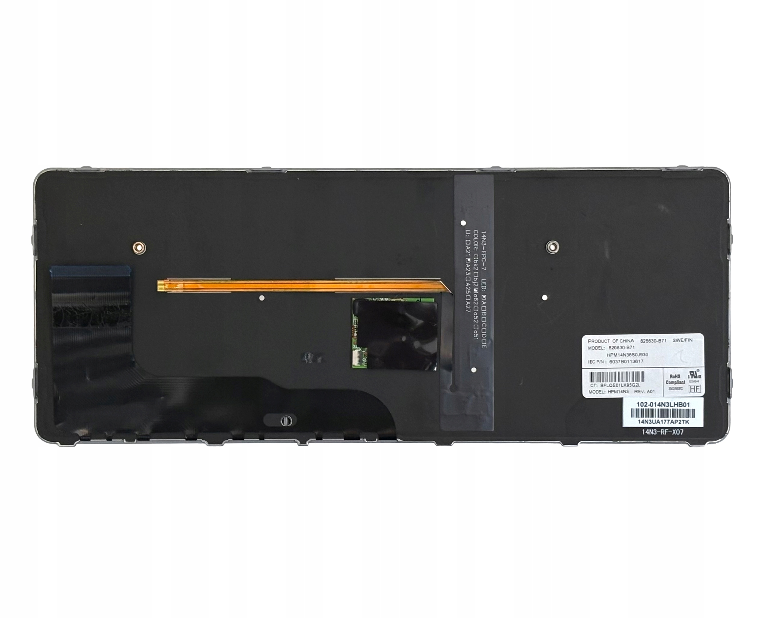 KLAWIATURA HP ELITEBOOK 820 G3 725 G3 820 G4 725 LED ORYGINAŁ SWE/FIN EAN (GTIN) 5906857402880