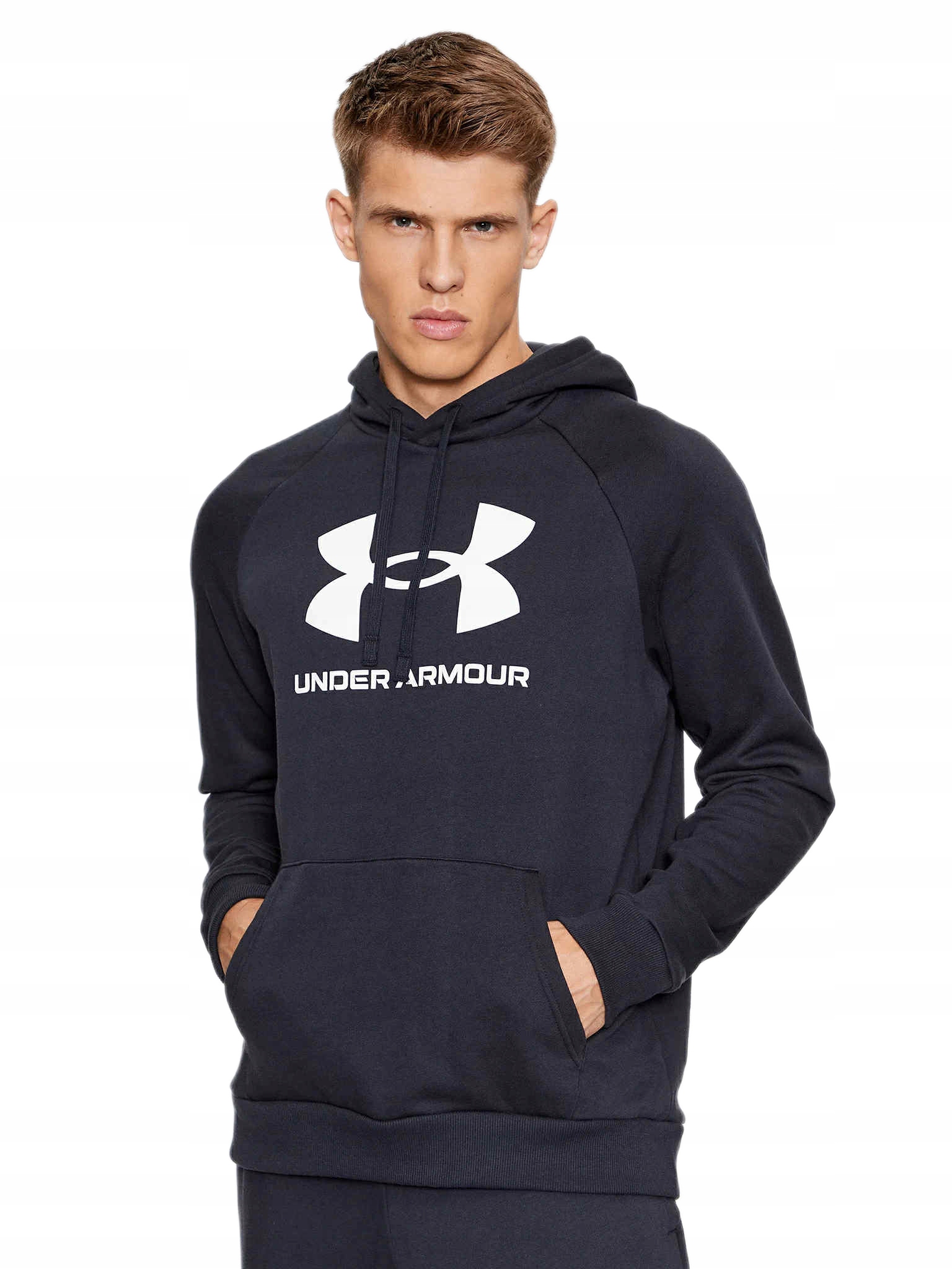 Pánská Mikina mikina S Kapucí Under Armour , teplá, pohodlná, černá vel. L