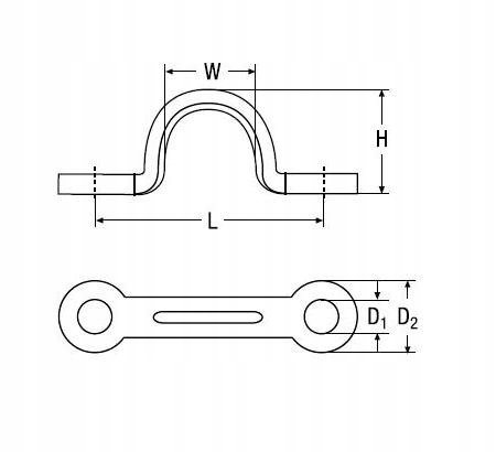 29 MM PRZELOTKA NIERDZEWNA BLASZANA KIPA KUTA Marka Tapkar