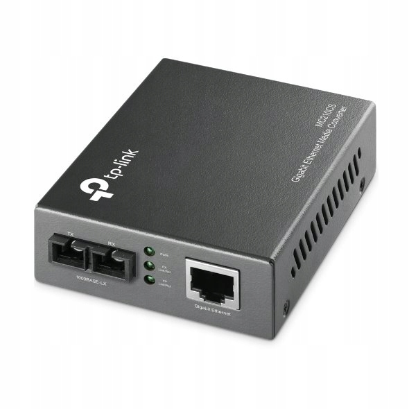 10/100/1000 Mbps RJ45 to 1000 Mbps Single-Mode Sc Fiber Converter Port:…