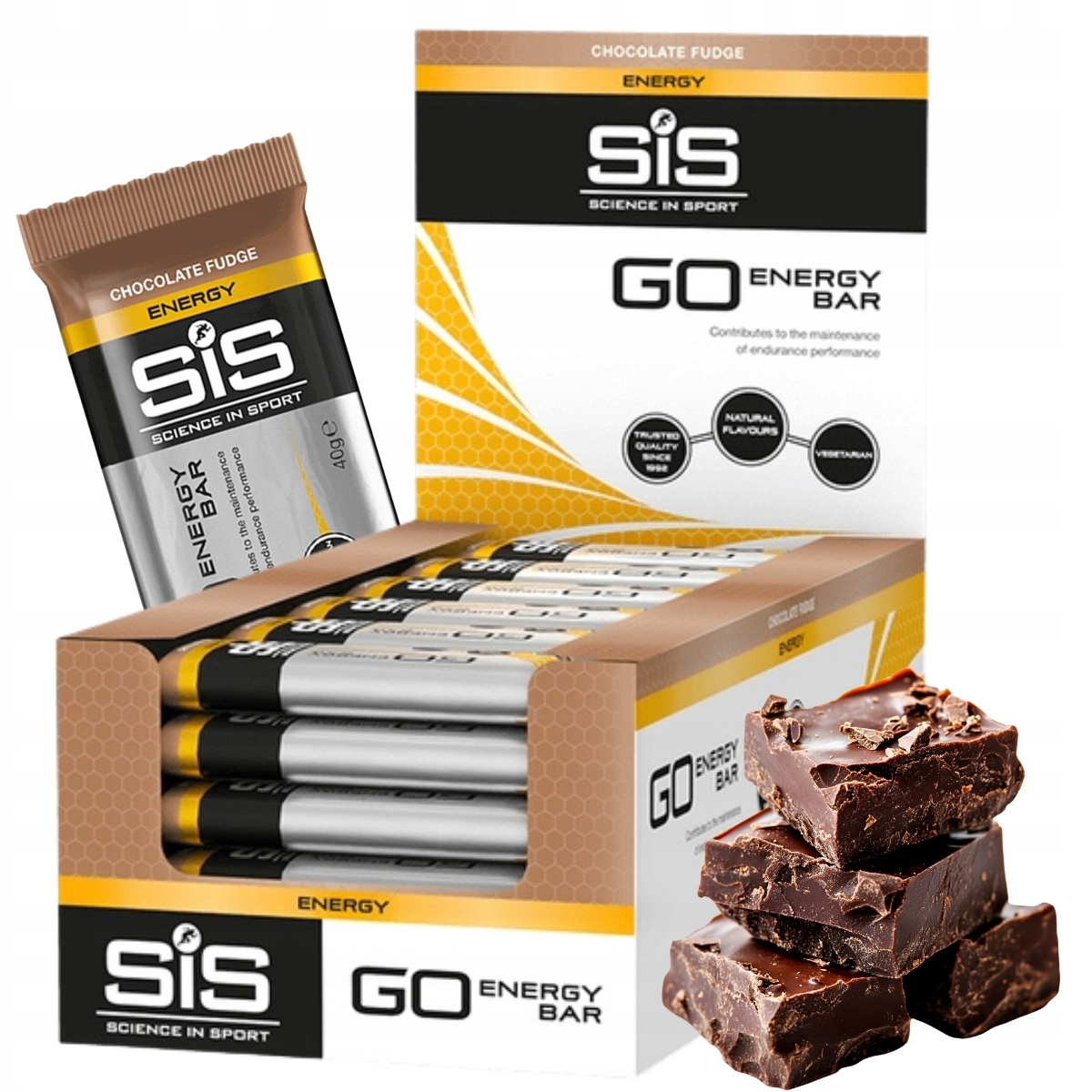 Sis Energetická tyčinka Sacharidy Go Energy Bar 30x40g Energie Čokoláda