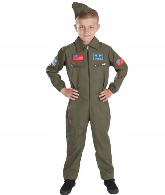 Pilot Kostium Dla Chłopca Strój Pilot Myśliwca 12-14 Lat 152-164 CM