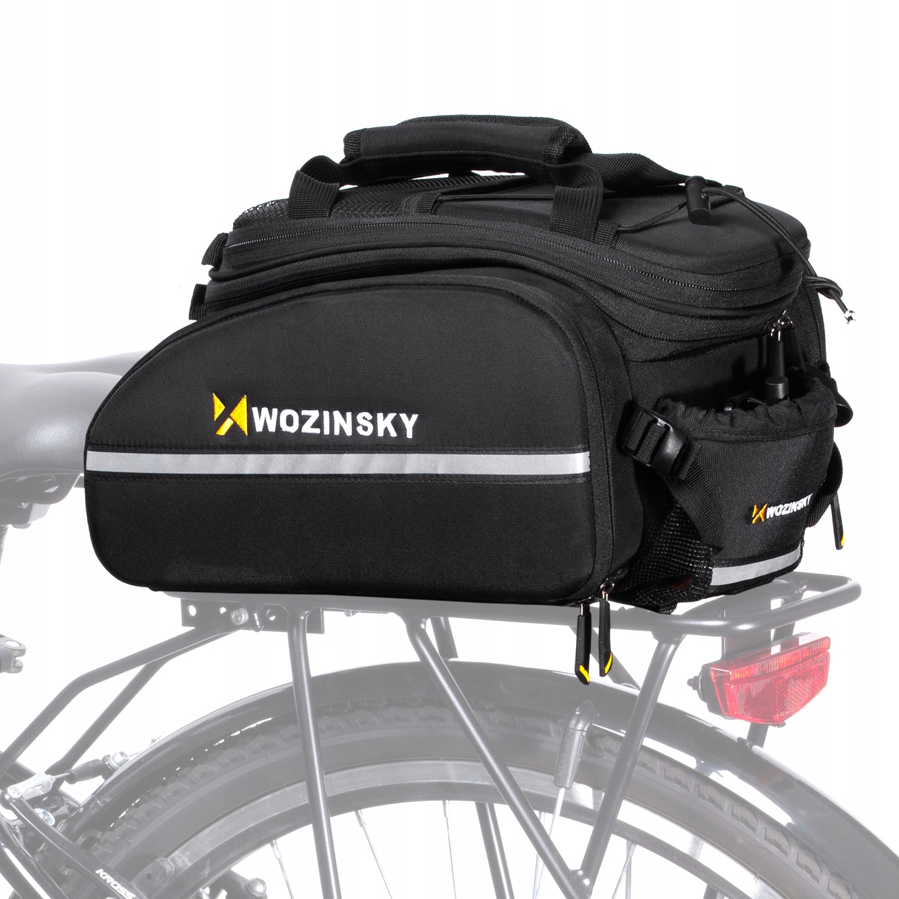

Wozinsky pojemna torba sakwa rowerowa na bagażnik