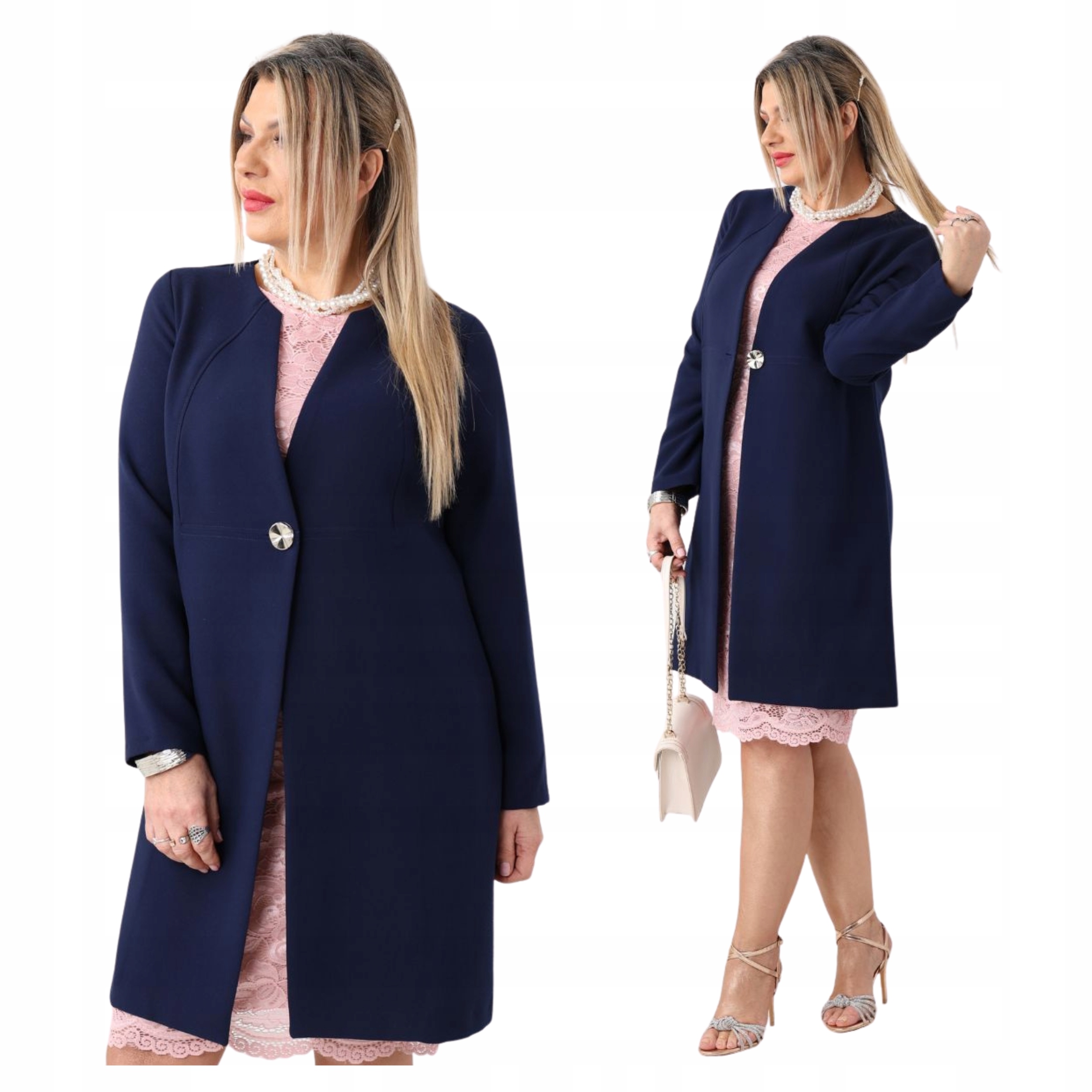 Płaszcz damski marynarka Polski Producent duże rozmiary lekki