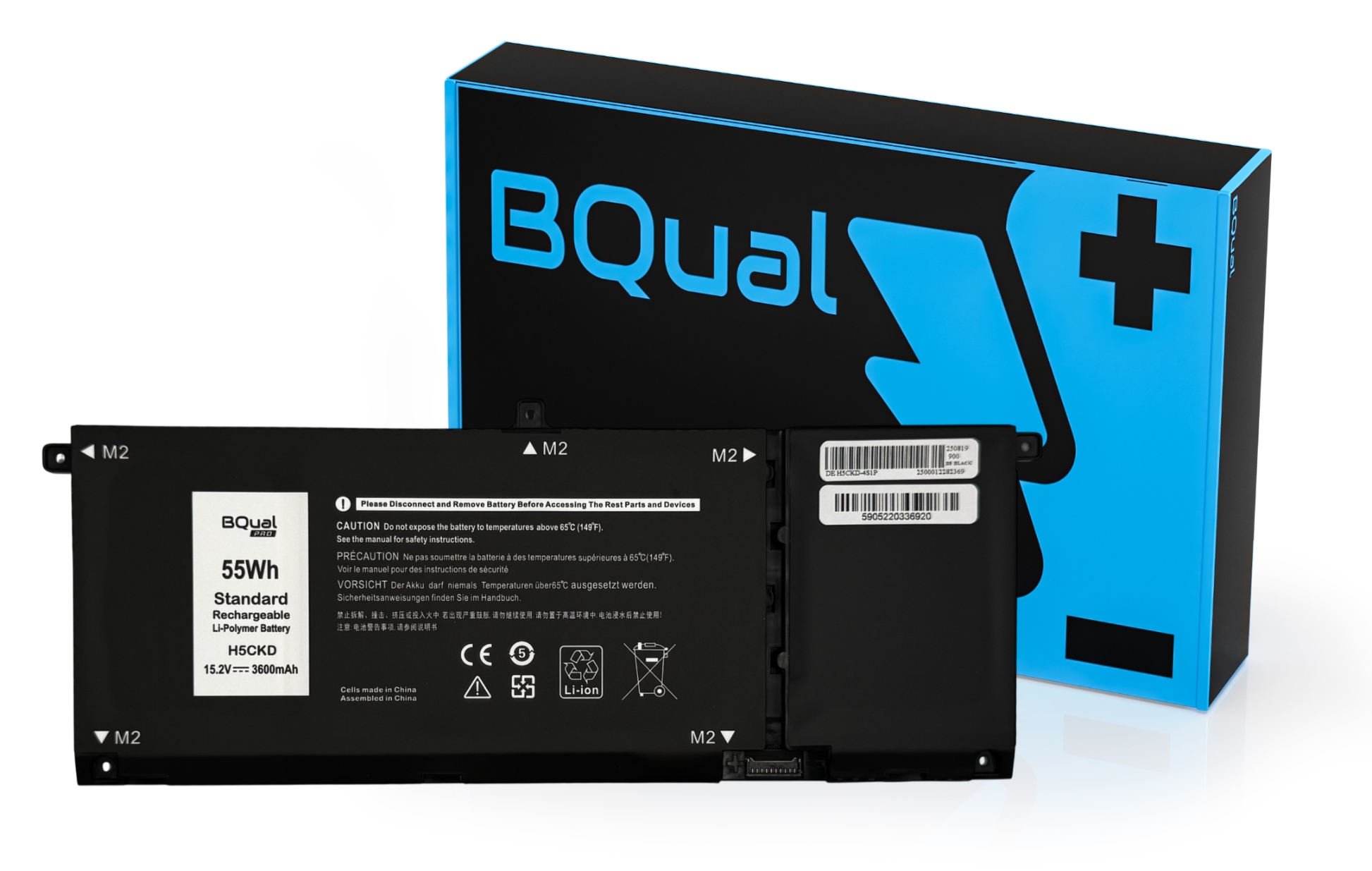 Bateria H5CKD do Dell Inspiron 5400 5401 5402 5406 5501 5508