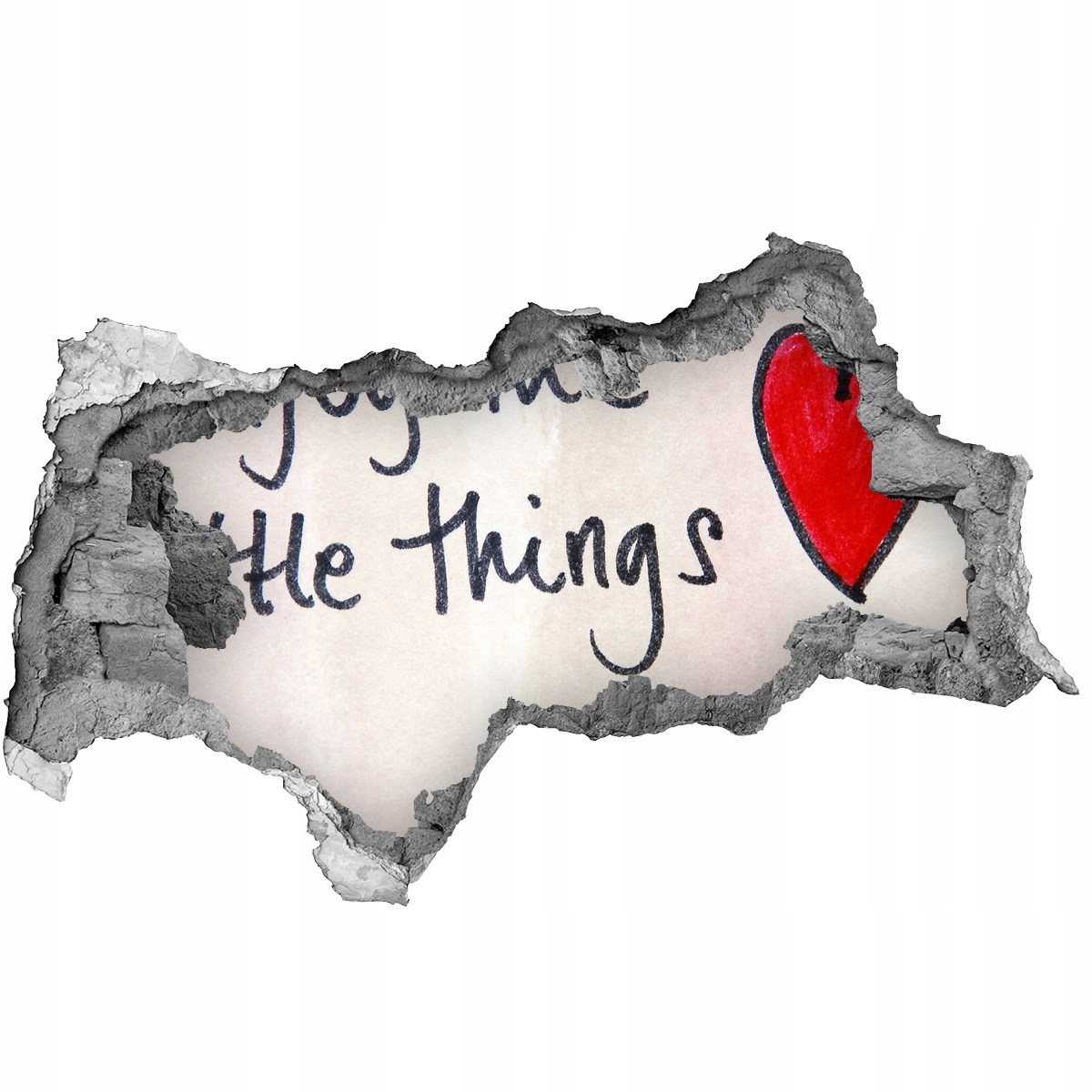 

Fototapeta dziura na ścianę Naklejka Małe rzeczy