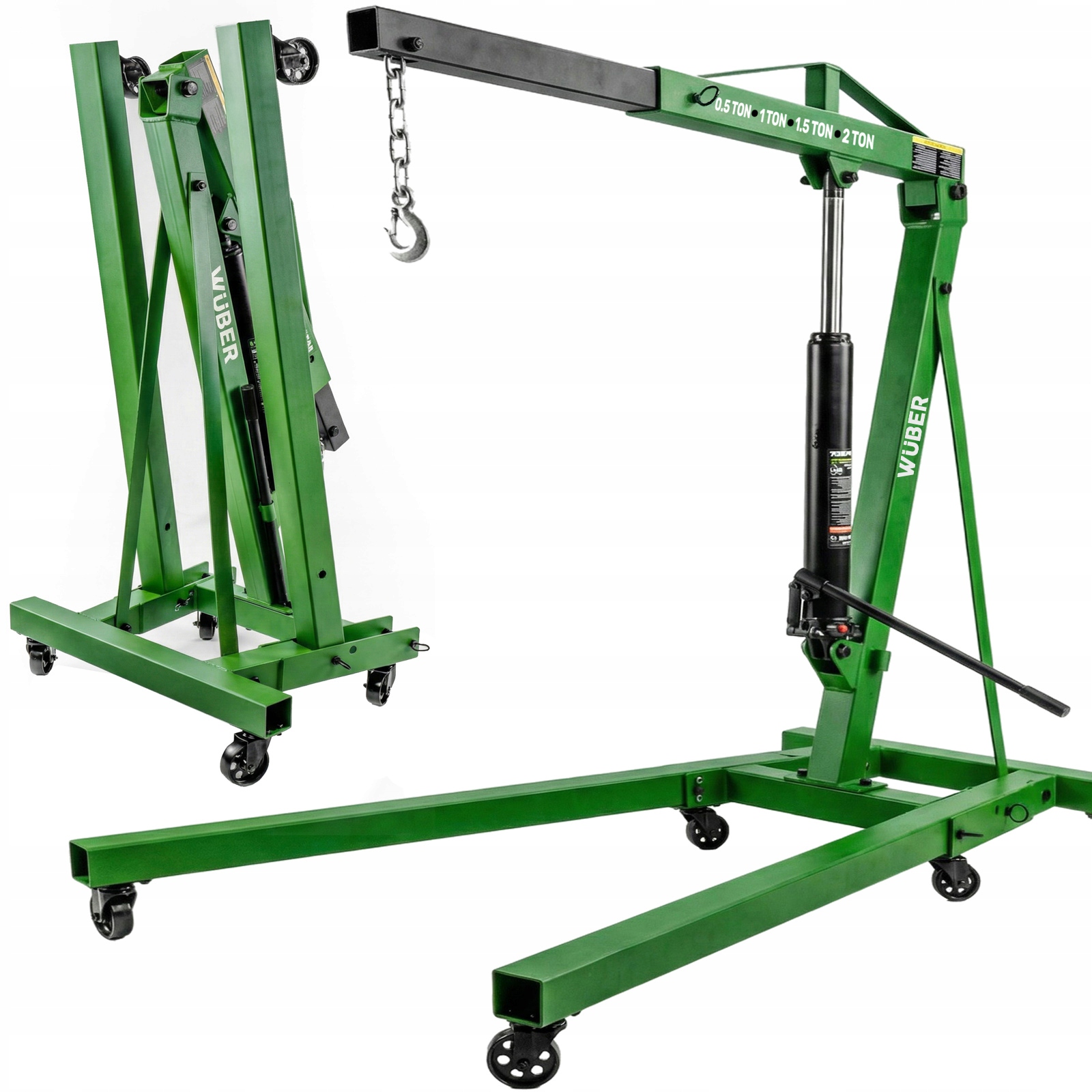 Dílenský Jeřáb 2T Pro Hydraulické Motory Hever Skládací Jeřáb 3 MM