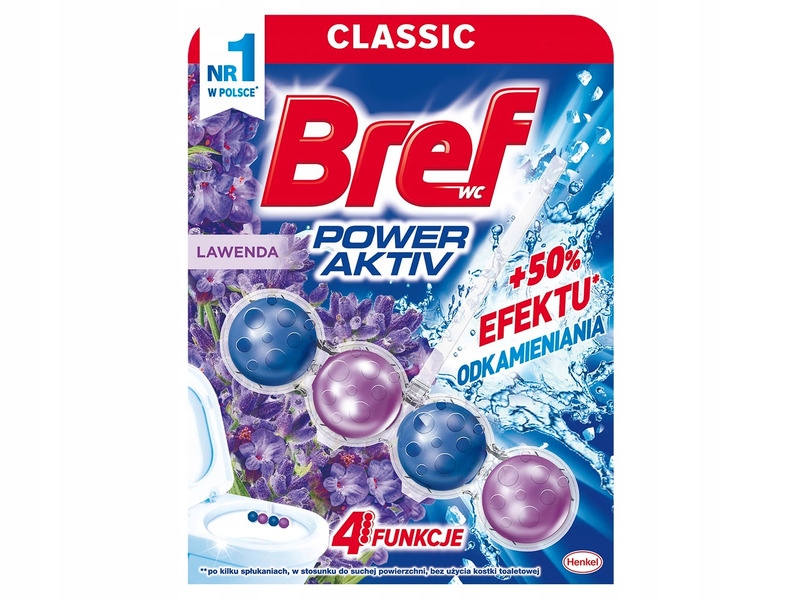 

Kostka do Wc Bref Power Aktiv Lawenda 50g