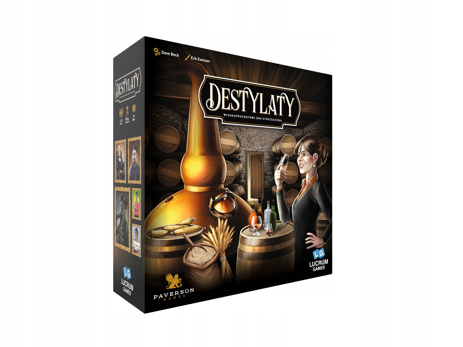 Destylaty gra planszowa ekonomiczna destylarnia karty Żetony rodzinna