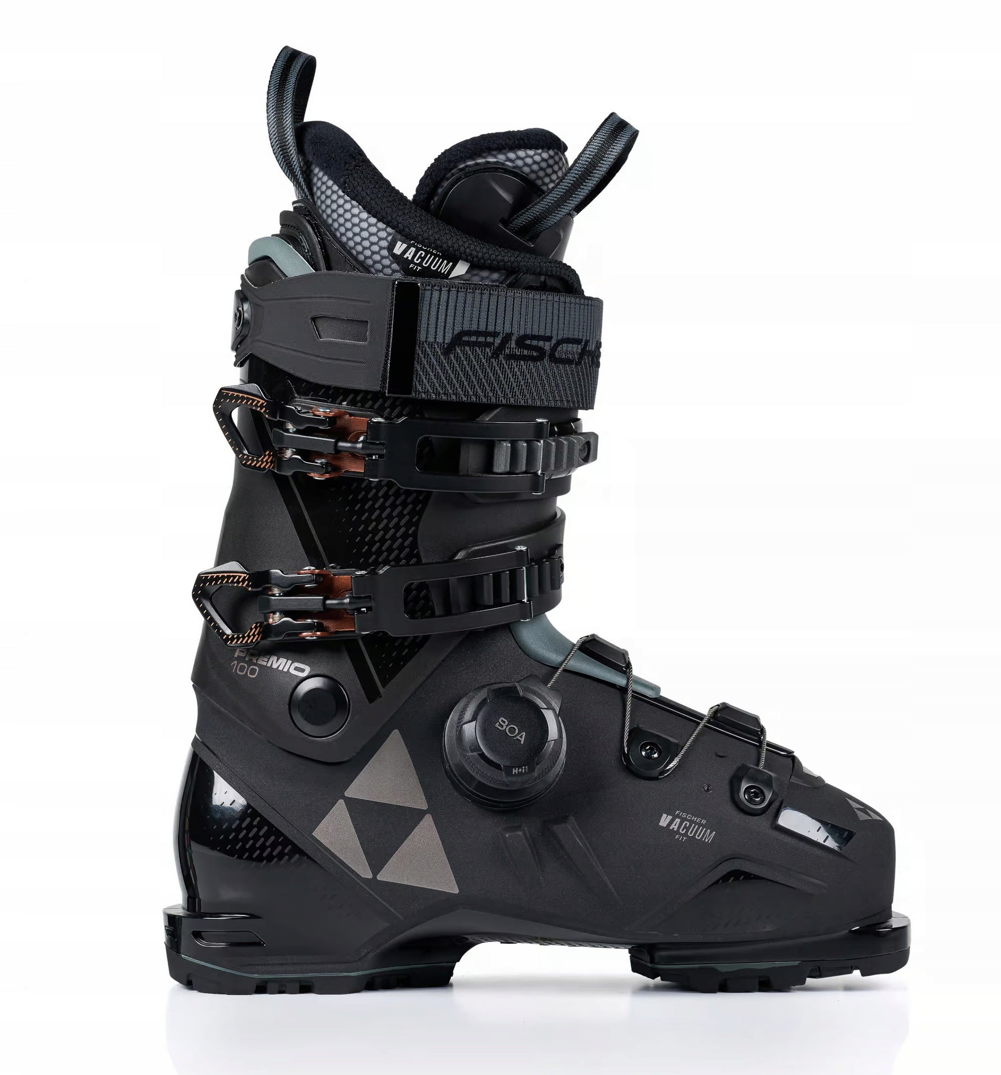 Męskie buty narciarskie Fischer Premio 100 Boa Hv Gw black grey 265 (42,5)